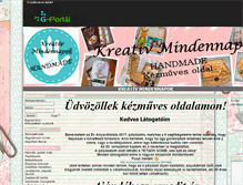 Tablet Screenshot of nestleandi-decoupage.gportal.hu