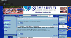 Desktop Screenshot of delfinhandball.gportal.hu