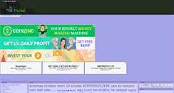 Desktop Screenshot of kozossegioldalak.gportal.hu