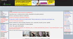 Desktop Screenshot of luxtapeta.gportal.hu