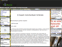Tablet Screenshot of danuvia.gportal.hu