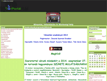 Tablet Screenshot of gatermuvhaz.gportal.hu