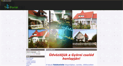 Desktop Screenshot of gyorei.gportal.hu