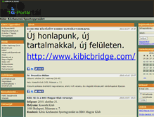 Tablet Screenshot of kibic.gportal.hu