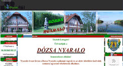 Desktop Screenshot of dozsanyaralo.gportal.hu