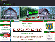 Tablet Screenshot of dozsanyaralo.gportal.hu