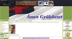 Desktop Screenshot of amenmiskolc.gportal.hu