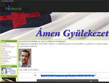 Tablet Screenshot of amenmiskolc.gportal.hu