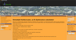 Desktop Screenshot of buildermaster.gportal.hu