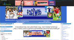 Desktop Screenshot of fociweb.gportal.hu
