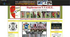 Desktop Screenshot of hajdusamsonfoci.gportal.hu