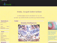 Tablet Screenshot of kristalytudat.gportal.hu