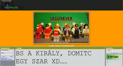 Desktop Screenshot of lego4ever.gportal.hu