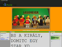 Tablet Screenshot of lego4ever.gportal.hu