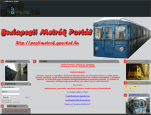 Tablet Screenshot of pestimetrok.gportal.hu