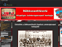 Tablet Screenshot of bukkszentkispalya.gportal.hu