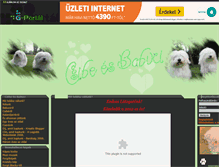 Tablet Screenshot of csibe-babuci.gportal.hu