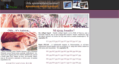 Desktop Screenshot of aniston-online.gportal.hu