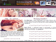 Tablet Screenshot of aniston-online.gportal.hu