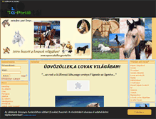 Tablet Screenshot of equuscaballus.gportal.hu