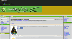 Desktop Screenshot of mandalakert.gportal.hu