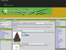 Tablet Screenshot of mandalakert.gportal.hu