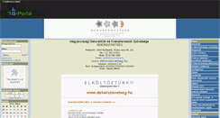 Desktop Screenshot of dekorszovetseg.gportal.hu
