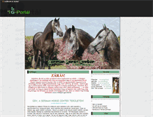 Tablet Screenshot of germanhorsecenter.gportal.hu