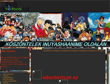 Tablet Screenshot of inuyashaanime.gportal.hu