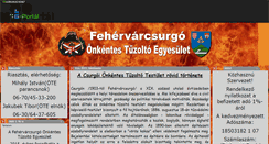 Desktop Screenshot of fcsurgo-ote.gportal.hu