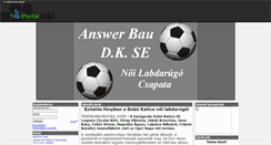 Desktop Screenshot of dobokatica.gportal.hu