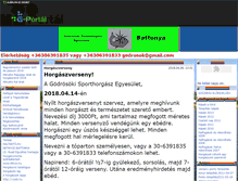 Tablet Screenshot of horgaszto-battonya.gportal.hu