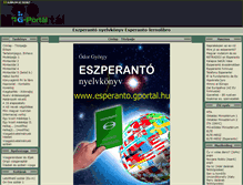 Tablet Screenshot of esperanto.gportal.hu