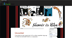 Desktop Screenshot of kazmer.gportal.hu