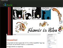 Tablet Screenshot of kazmer.gportal.hu