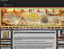 Tablet Screenshot of karpatiaklubgyor.gportal.hu