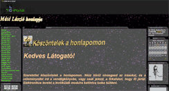Desktop Screenshot of matelaszlo.gportal.hu