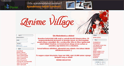 Desktop Screenshot of anime-village.gportal.hu