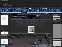 Tablet Screenshot of bkvhorgaszok.gportal.hu