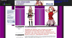 Desktop Screenshot of naruto-konoha-elete.gportal.hu