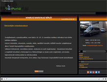 Tablet Screenshot of minibuszberles.gportal.hu
