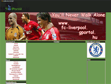 Tablet Screenshot of fc-liverpool.gportal.hu