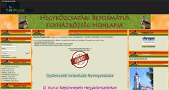 Desktop Screenshot of hegykozcsatar.gportal.hu