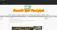 Desktop Screenshot of iparivarrogepek.gportal.hu