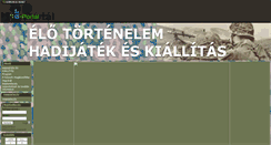 Desktop Screenshot of hadijatek.gportal.hu