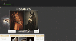 Desktop Screenshot of caballos.gportal.hu