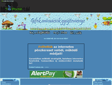 Tablet Screenshot of animacioktarhaza.gportal.hu