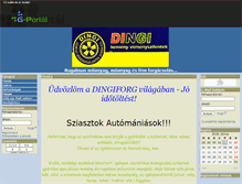 Tablet Screenshot of dingiforg.gportal.hu