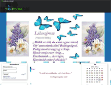 Tablet Screenshot of lilaszirom.gportal.hu