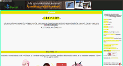 Desktop Screenshot of anime-fan-web.gportal.hu